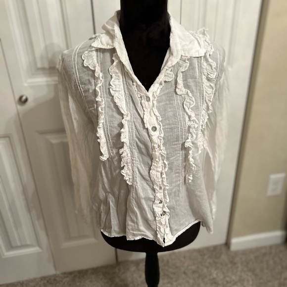 Sundance Catalog’s “Jolene” Elegance Top (XS) - Picture 1 of 5